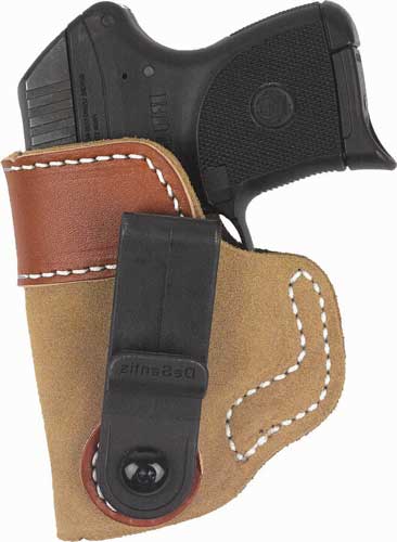 Desantis Soft Tuck Holster Iwb - Rh Leather 1911 4.25-5" Naturl