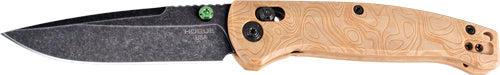 Hogue Mysto 3.4" Able Lck Fldr - Clip Point Maple Valley Wood