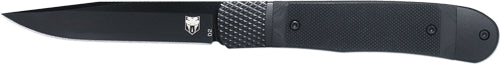 Cobratec Trapper Hidden - Release 3.12" Black G-10 Hndle