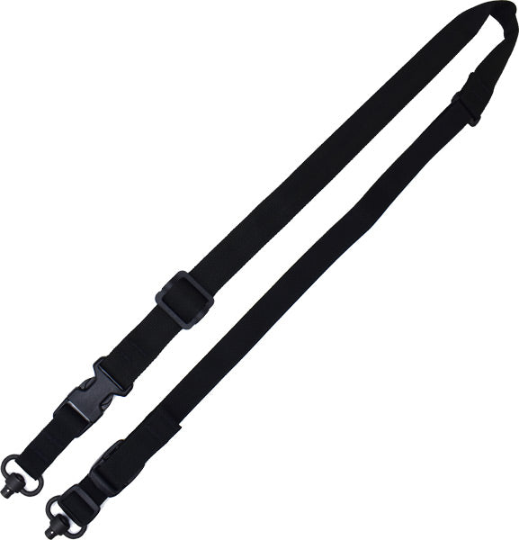 Tac Shield Sling 2n1 Warrior - Qd Push Button Padded Black