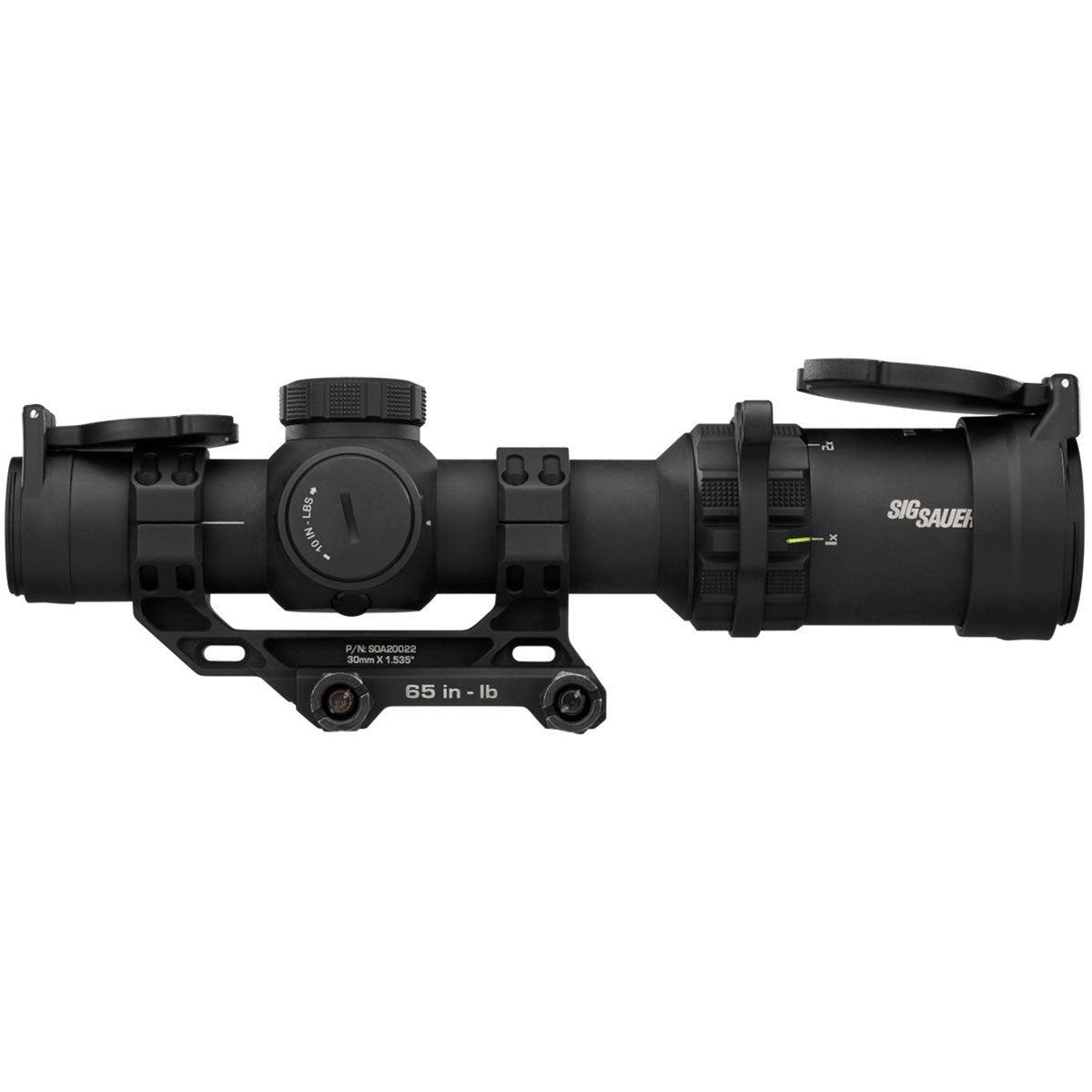 Sig Sauer Tango MSR Compact Scope - 1-8x24 Sfp 30mm Ill BDC8 Black