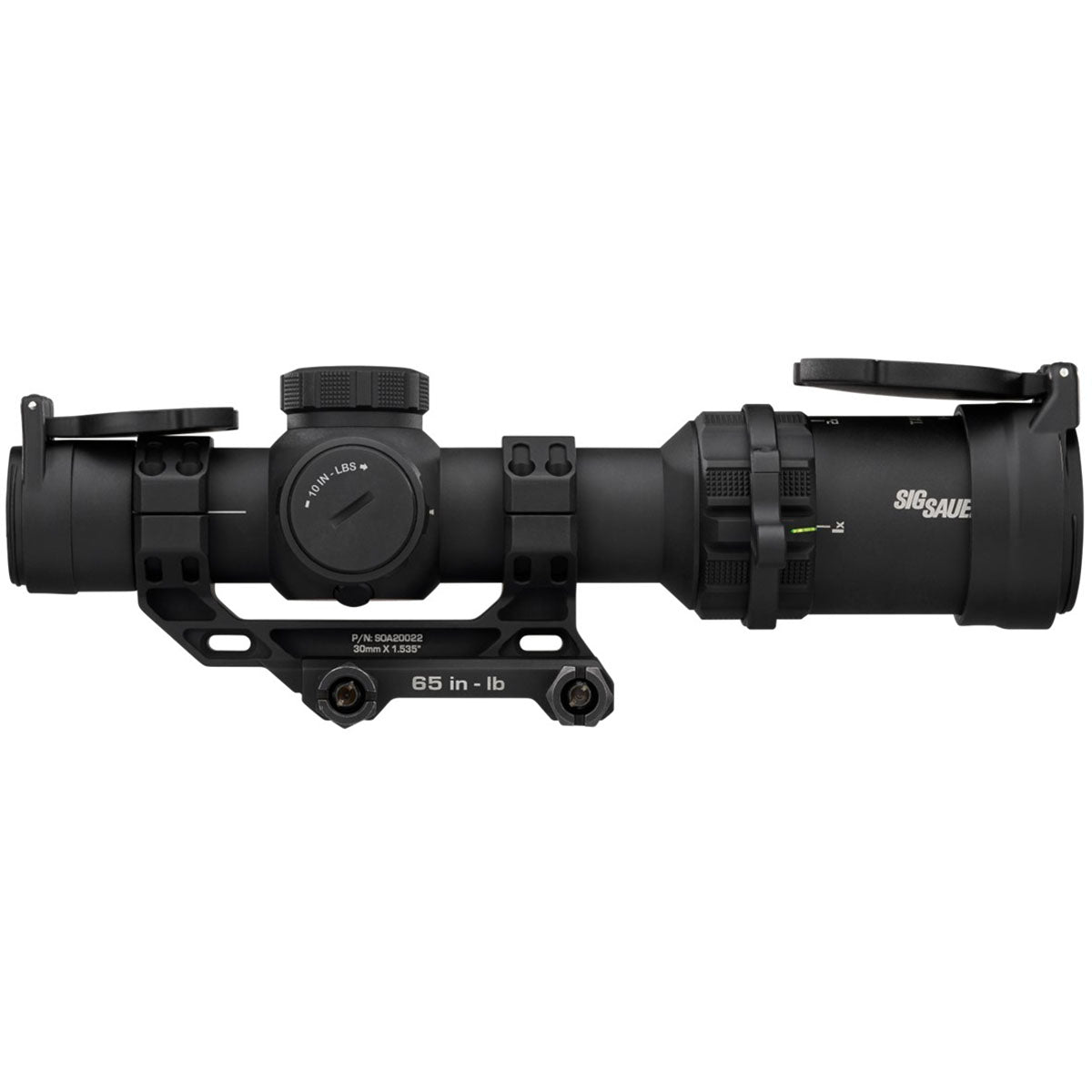 Sig Sauer Tango MSR Compact Scope - 1-6x24 Sfp 30mm Ill BDC6 Black