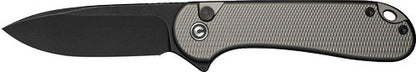 Civivi Knife Elementum Ii 2.9" - Daimond Pattern Gray/black