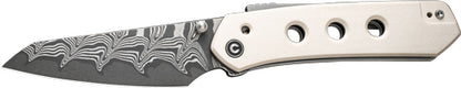 Civivi Knife Vision Fg 3.54" - Ivory G-10/damascus Blade