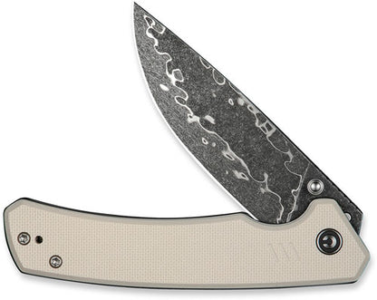 Civivi Knife Merit 3.28" Ivory - G10/damascus Liner Lock