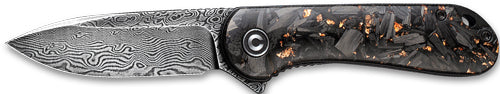 Civivi Knife Elementum 2.96" - Shredded Cbn Fbr/copper Dmscs