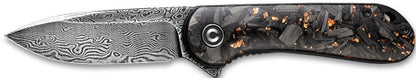 Civivi Knife Elementum 2.96" - Shredded Cbn Fbr/copper Dmscs