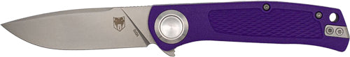 CobraTec EDC Scout Bar Lock Folding Knife – 3.12” Stainless Steel Blade, Purple G-10 Handle