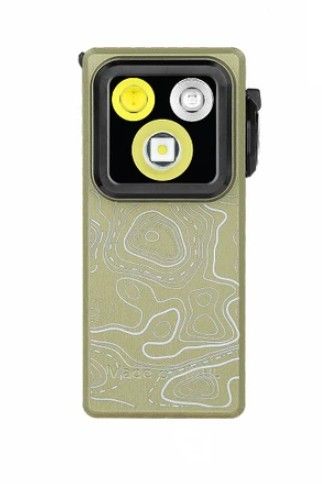 Olight Oclip Ultra 530 Lumens - Rechargeable Olive Topo
