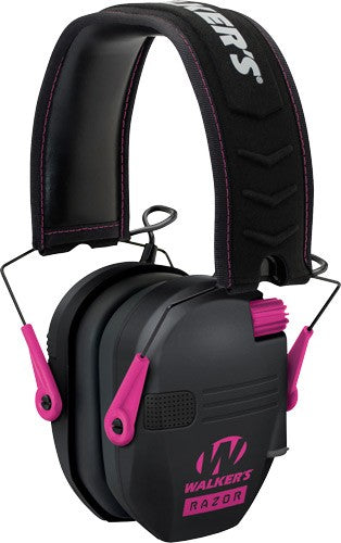 Walkers Muff Electronic Razor - Slim Tactical 23db Black/pink
