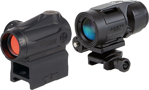 Sig Red Dot/magnifier Combo - Romeo Msr Genii/juliet3 Micro