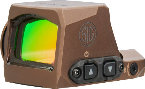 Sig Open Reflex Sight Romeox - Compact Circle Dot Fde