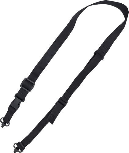 Tac Shield Sling 2n1 Warrior - Qd Push Button Swivel Black