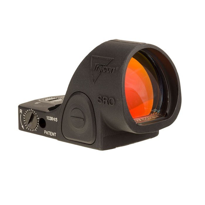 Trijicon SRO Adjustable LED Reflex Red Dot Sight – 1 MOA/2.5 MOA (Black)
