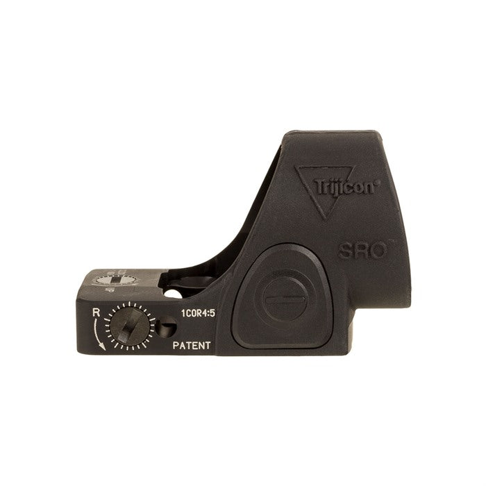 Trijicon SRO Adjustable LED Reflex Red Dot Sight – 1 MOA/2.5 MOA (Black)