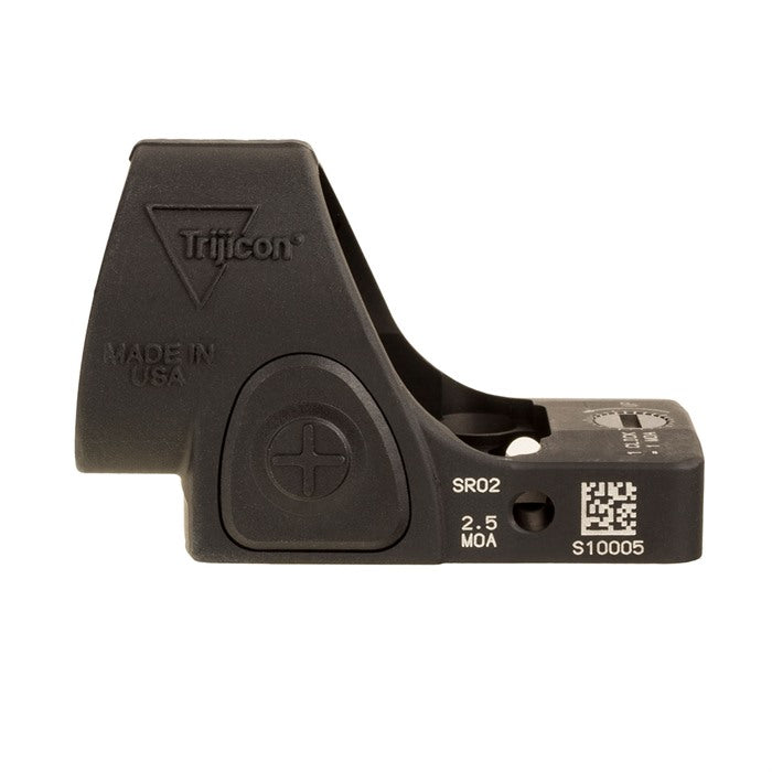 Trijicon SRO Adjustable LED Reflex Red Dot Sight – 1 MOA/2.5 MOA (Black)